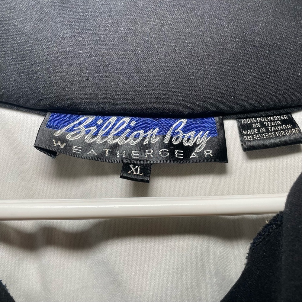 Vintage Billion Bay Weather Gear BBNY 1/4 Zip Pullover Size XL - Picture 2 of 5